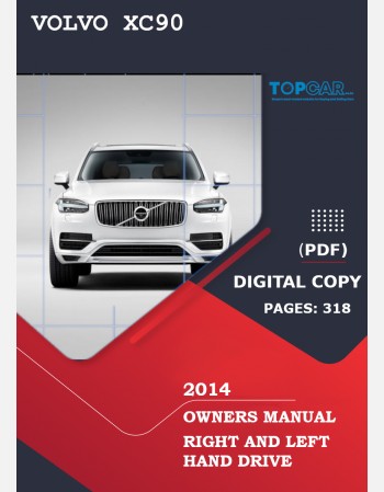 2014 volvo xc90 owners manual lhd&rhd